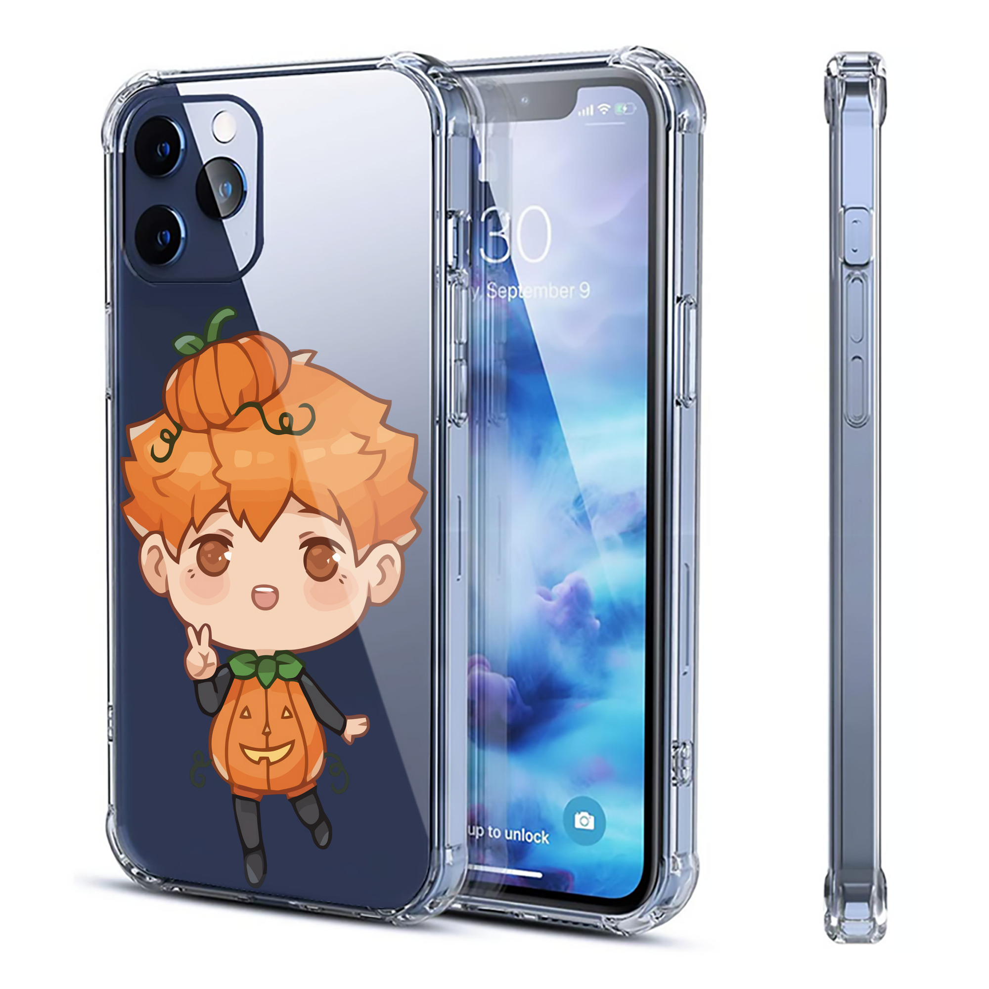 （画像用） ハイキュー!! Haikyu!! 【iPhone 12シリーズ対応】透明スマホケース（クリアソフトケース）